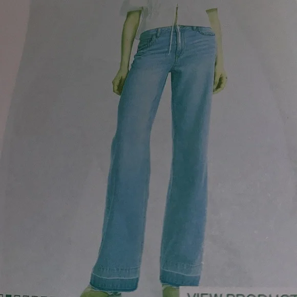 H&M JEANS (DIVIDE), WIDE HIGH, SIZE 16 - Picture 7 of 12